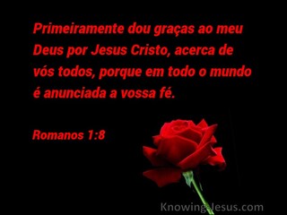 Romanos 1:8 (black)